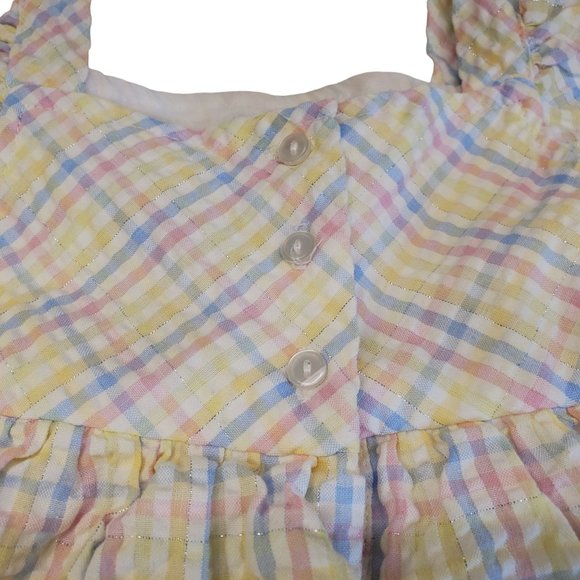 Toddler Girls Spring Floral Dress Size 24 Months Cotton Dress Youngland Kids - Picture 7 of 11